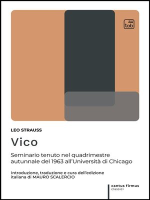 cover image of Vico